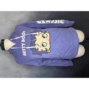 Women's Betty Boop Classic Purple Hoodie